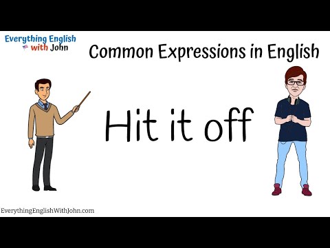 Hit it off: English Expressions Daily Use #englishvocabulary