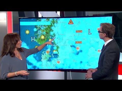 Så blir snövädret i helgen - Nyheterna (TV4)