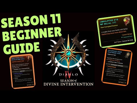Diablo 4 Season 11 What to do, Beginners Guide