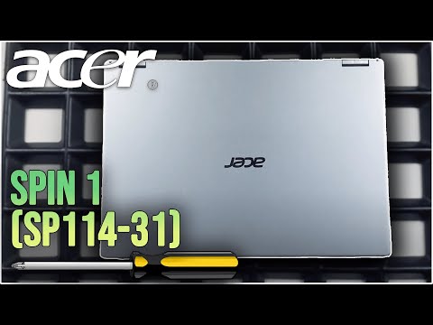 Acer Spin 1 (SP114-31) von Innen - RAM, SSD, Akku, Lüfter wechseln