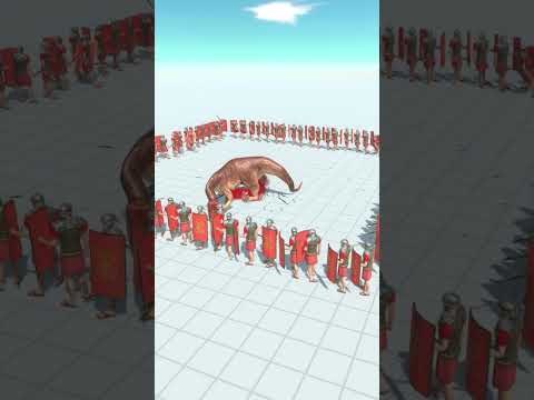 100 Romanus VS Dinosaur #arbs #dinosaurs