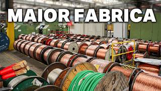Como são feitos os Cabos Elétricos? Na maior fábrica de cabos do mundo!