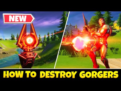 HOW TO FIND GORGERS IN FORTNITE A-01 Punchcard "Galactus Hunger" Fortnite Season 4  XP Challenges