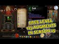 FREE level 125 AUGMENTS in Season 25 (Diablo 3 Guide)