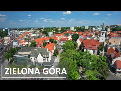 ZIELONA GÓRA - Moje Miasto z Góry [4K] [DJI AIR2S]