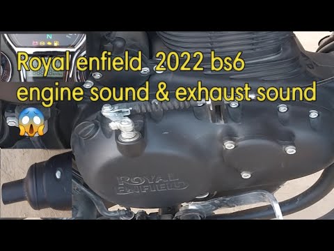 Thumbnail for Royal Enfield bs6 engine & exhaust sound ! 2022 bullet engine & exhaust sound #youtube #video