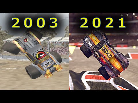 MAX-D Freestyle in 10 Different Monster Jam Games