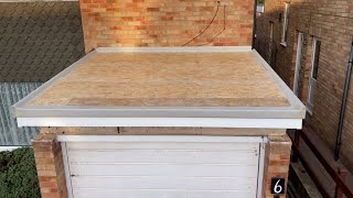 Completing the garage flat roof (Day 2)