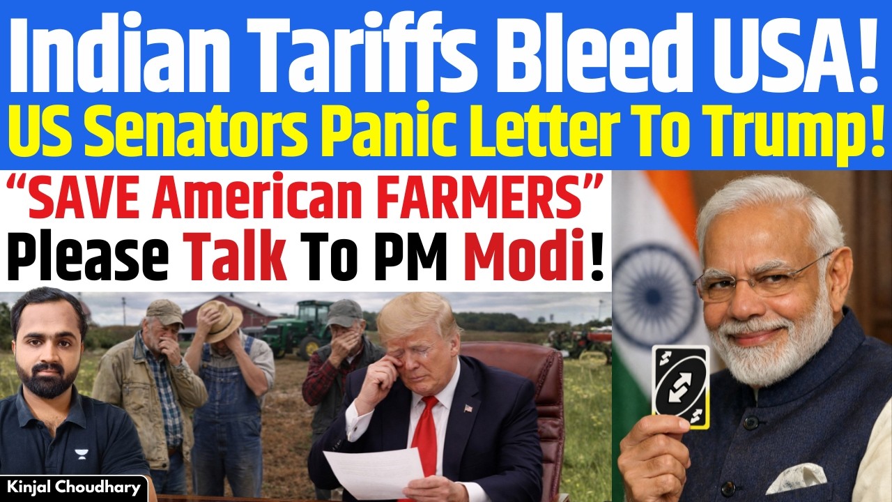 In 2 Months India Cripples US Farmers! Senators Urge Trump to Raise Pulses Tariffs With Modi! Kinjal