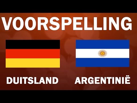 FIFA voorspelling WK 2014: Duitsland - Argentinië
