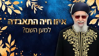 איזו חיה התאבדה למען השם? | מרן רבינו עובדיה יוסף זצ''ל (מורשת מרן) - התמונה מוצגת ישירות מתוך אתר האינטרנט יוטיוב. זכויות היוצרים בתמונה שייכות ליוצרה. קישור קרדיט למקור התוכן נמצא בתוך דף הסרטון