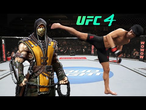Bruce Lee vs. Fighter Scorpion (Mortal Kombat) Sports UFC 4UFC M-1 Zaruba
