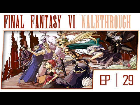 Final Fantasy 6 No Commentary Gameplay - Part 29 Darill's Tomb [Boss: Angler Whelk + Dullahan]