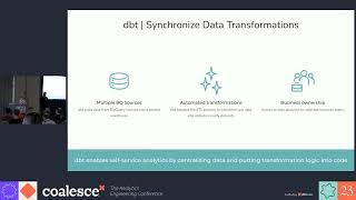 Learnings and practices for dbt at scale - Coalesce 2023