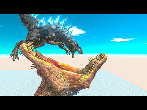 Dinosaur Head Eats Workshop Units - Animal Revolt Battle Simulator