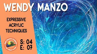 Fine art tips with a Free Acrylic Art Tutorials with Wendy Manzo on Colour In your Life