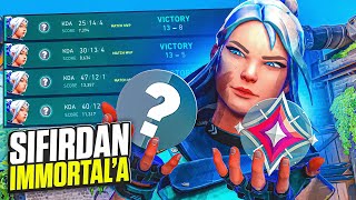 YENİ HESAP AÇIP İLK 5 RANKED MAÇINI OYNADIM I SIFIRDAN İMMORTALA #1