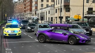 SUPERCARS in LONDON January 2024