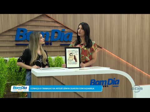 Conheça o trabalho da artesã Sâmya Oliveira com aquarela 09 03 2023