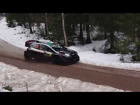 Rally Sweden WRC 2019-02-16 SS14 (Vargåsen 2) at Älgtjärn - Bertelli