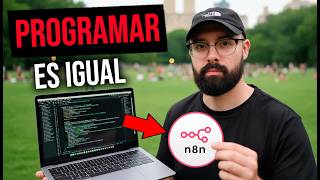 N8N es una MI3RDA: Crear Automatizaciones y Agentes de IA... ¿es igual que PROGRAMAR con código?