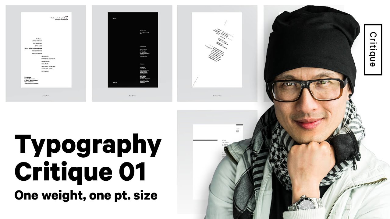 Typography Critique Week 1 - One Weight, One Pt. Size - Designing with Limitations
