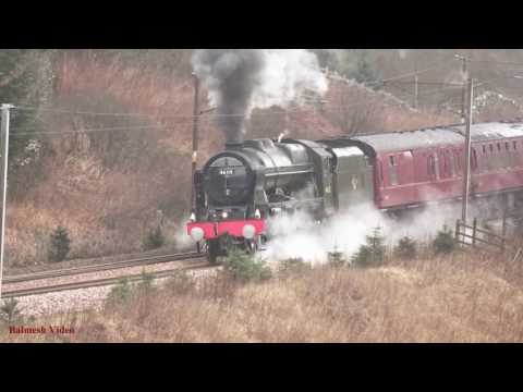 46115 Scots Guardsman Accelerates Up Beattock!   Listen to that Exhaust!