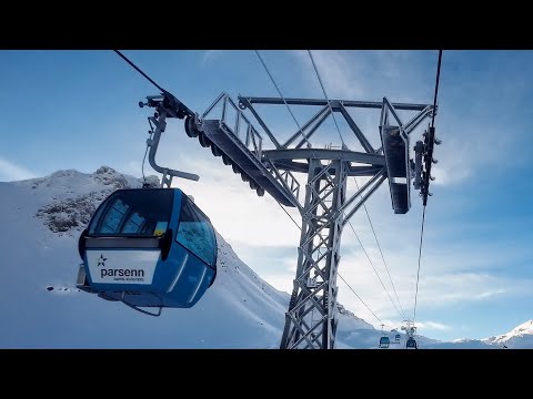 Cable car Schiferbahn Davos Parsenn (Switzerland)
