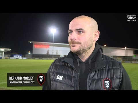 Darlington 2-2 Salford City - Bernard Morley post-match interview