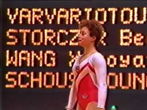 🥈 Elena Shushunova (URS) FX AA 10.000 1987 World Championships