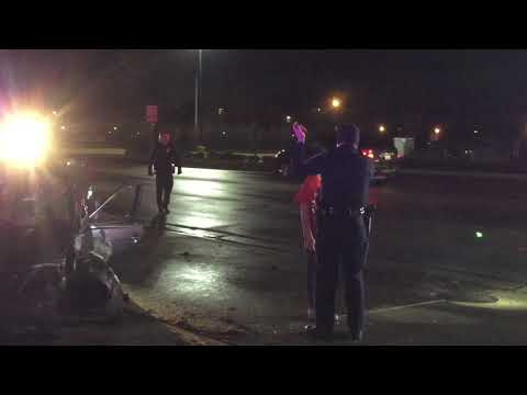 Car vs Tree-Pole Crash on US 12 Near Just Tires Suspected DUI Crash