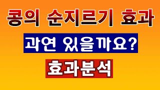 [텃밭농부. 1,265]  콩의 순지르기 과연 효과가 있을까요? 효과파악 #콩재배