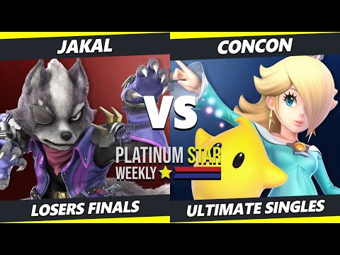 PSW S15:W7 Losers Finals - Jakal (Wolf) Vs. ConCon (Rosalina) SSBU Ultimate Tournament