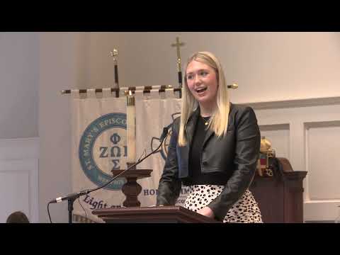 Senior Speech Tallulah Taylor