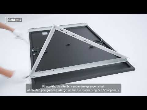 Anker SOLIX Balkonkraftwerk | Anleitung Bodeninstallation