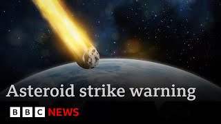 Scientists warn there's 1 in 50 chance of Asteroid 2024 YR4 striking Earth | BBC News