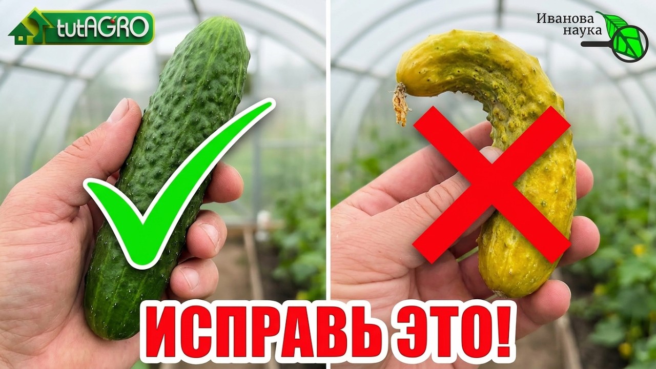 ОГУРЦЫ КРИЧАТ О ПОМОЩИ! Читаем по форме плода 🥒🔍