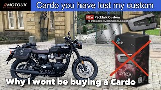 Angry at Cardo Intercom moving towards a Subscription Service for Features! On the Bonneville T120