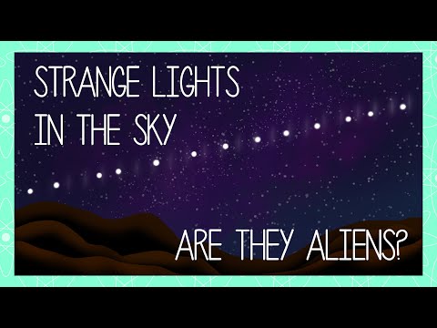 What are these STRANGE CHAINS OF LIGHTS in the Sky?