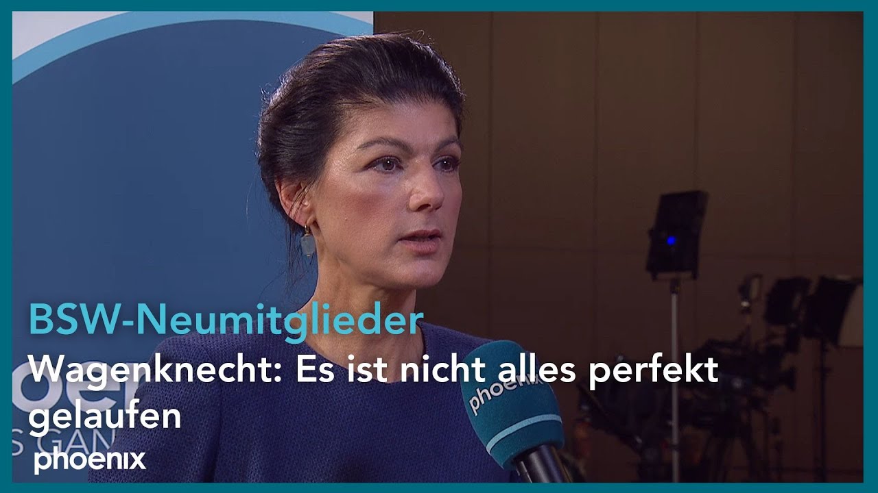 BSW-Parteitag: Interview mit Sahra Wagenknecht | 12.01.25