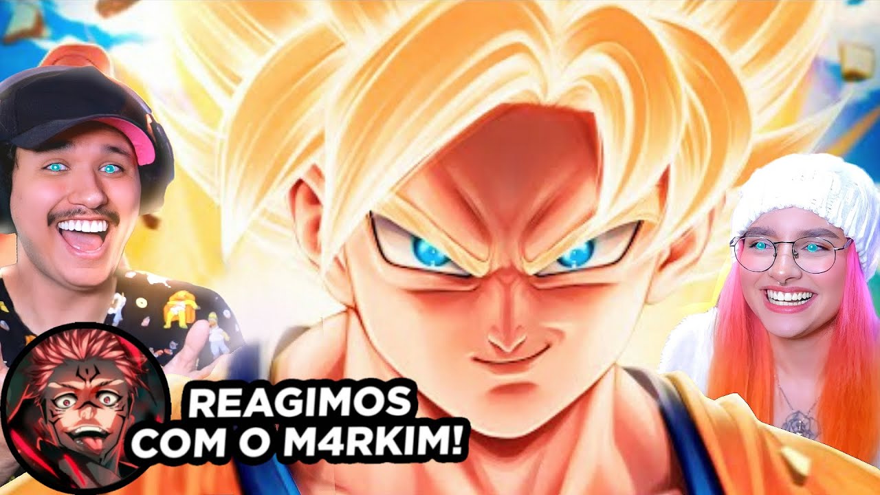 REAGIMOS com o próprio M4RKIM!!! à Goku "Saiyajin" ou BATEU NOSTALGIA! Goku "Saiyajin"
