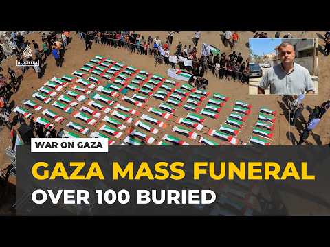 Largest funeral held in Gaza: More than 100 members of two families laid to rest