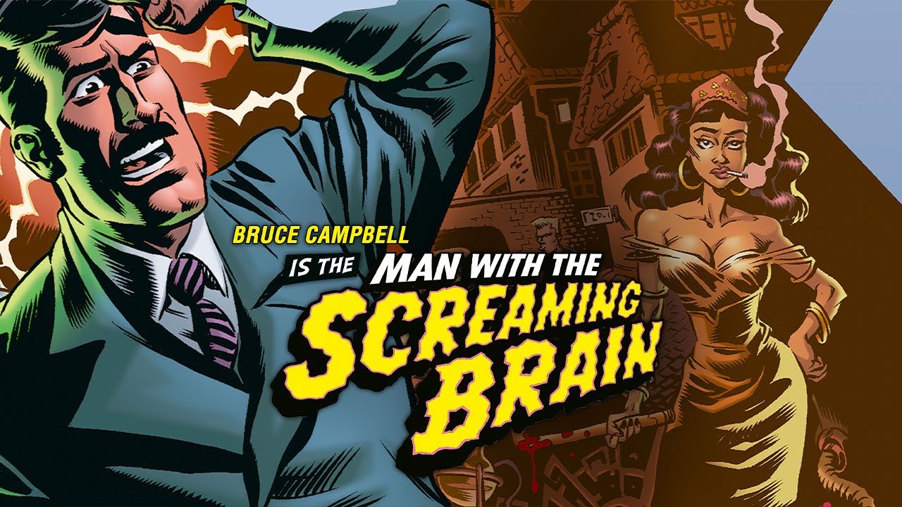 Man With The Screaming Brain (2005) | FULL COMEDY MOVIE | Bruce Campbell | Tamara Gorski | Ted Raimi