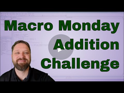 EverydayVBA Challenge Addition