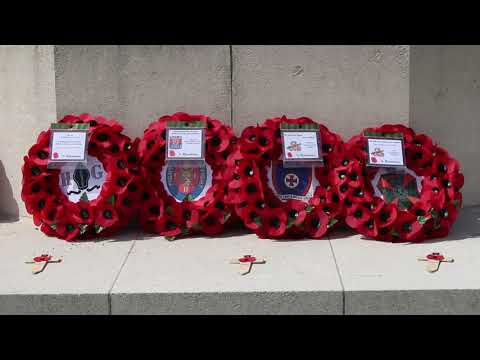 Whetstone CLCGB - Playing the Last Post and Reveille at Whetstone War Memorial 2020.