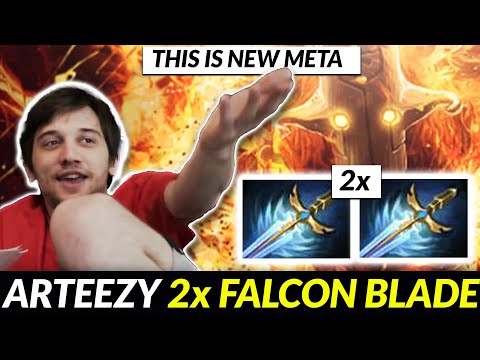Arteezy Juggernaut 2x Falcon blade - Meta for TI?