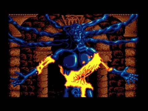 Midian falls, game over - Nightbreed finale - C64/Commodore Amiga game vs movie