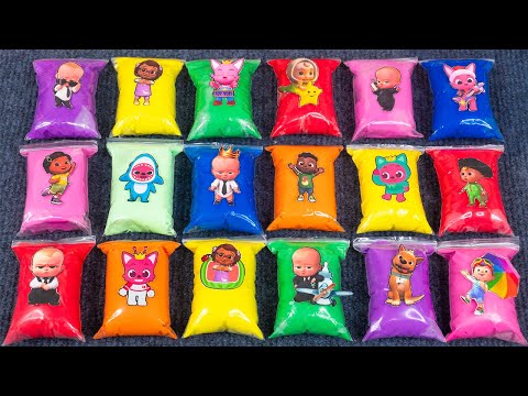 Pinkfong Slime & Playtime with Heart Jeni, Hogi, and Bebefinn’s Colorful Satisfying ASMR Videos🌈