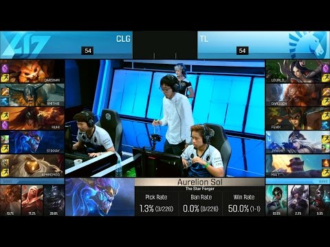 CLG vs TL Game 5 Highlights - COUNTER LOGIC GAMING vs TEAM LIQUID NA LCS PLAYOFFS QUARTERFINAL #2 16