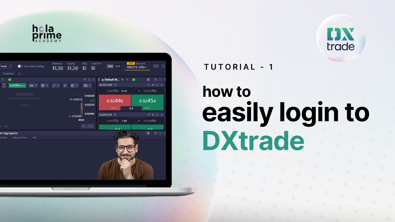 So melden Sie sich bei DXtrade an | Hola Prime